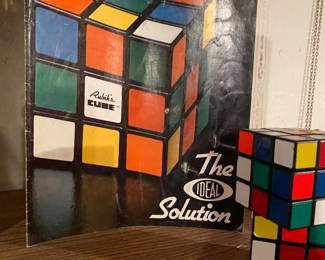 Vintage The Ideal Solution Rubiks Cube