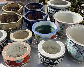 Lots of Asian Vases and Pots