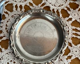 Vintage Silver-plated coaster
