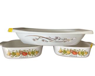 Vintage Pyrex Golden Honeysuckle in Great Shape + Spice of Life
