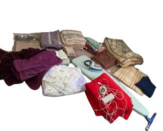 Blankets Towels Heating Throws Iron Ironing Board
