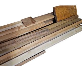Pile of Lumber Long Pieces