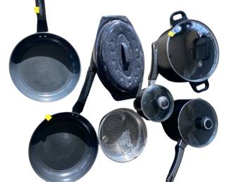T-Fall Pots Glass Lids + Nonstick Pans & Roaster