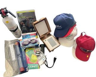 Mixed Lot Hats Thermostats Smoke Detectors Fire Extinguisher