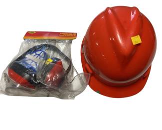 Safety Goggles Ear Protection Hard Hat