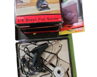 Craftsman Soldering Iron & 1/4 Sheet Pad Sander