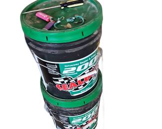 2 Full Buckets of Driveway Sealer