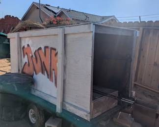 Junk Wagon Trailer No Plates