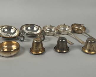 Silver Plated Tea Accessories
