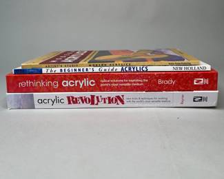 Collection Of Art Books Focusing On Acrylic Technique
Lot #: 180