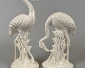 Ceramic Flamingos