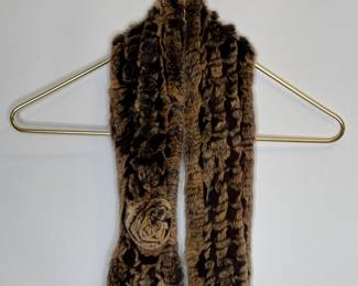 Rabbit Scarf In Brown
Lot #: 156