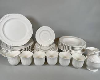 Mikasa, Ultima Antique White, 37 Piece Partial Dinner Set
