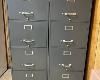 Pair Of Steelmaster Filing Cabinets