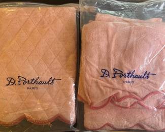 D. Porthault, Paris Pink Towel Set
