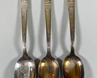 1939 New York Worlds Fair Spoons (3)

