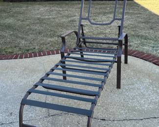 Cast Aluminum Outdoor/Patio Lounge Chair

