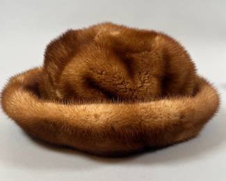 Creation Sprung Freres Paris Mink Fur Hat, No Size