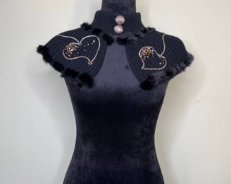 Mina Poe Paris Handmade Cashmere Collar
