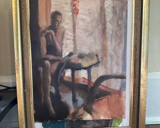 Framed acrylic