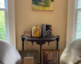 Pottery and books