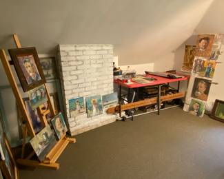 Art supplies and studio equipment