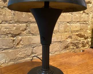 Mid Century modern saucer lamp