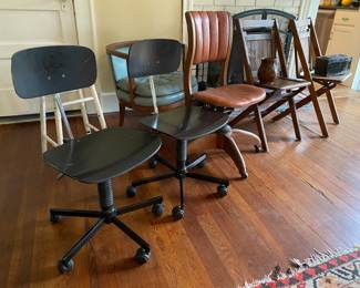 Industrial modern desk chairs