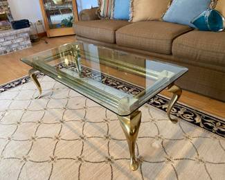 Labarge Cocktail table: 48" x 25.25" x 16.5" floor to top $325 Please contact Diana via text or phone 708-670-2189 to arrange&nbsp;payment or with any questions.&nbsp;