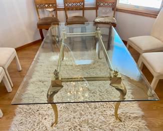 Labarge Dining table: 42: x 72" x 30.25" floor to top $895 Please contact Diana via text or phone 708-670-2189 to arrange&nbsp;payment or with any questions.&nbsp;