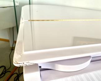 Hamilton / Baldwin Baby Grand white lacquer piano and bench, player with Concert Master CD System *note* there is damage on the top of piano, please see the photos $2,400 Please contact Diana via text or phone 708-670-2189 to arrange&nbsp;payment or with any questions.&nbsp;