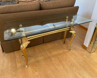 Labarge Sofa table: 50" X 22' x 27" floor to top (*please note* there is a small&nbsp;imperfection on the short end of the table. It's not a chip or crack, it can't be felt and is not very visible.) $395 Please contact Diana via text or phone 708-670-2189 to arrange&nbsp;payment or with any questions.&nbsp;