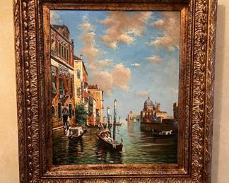 Original Oil of Venice 