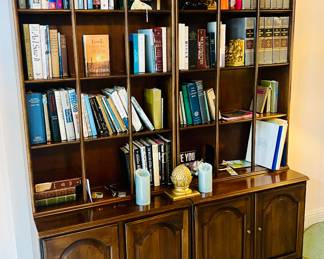 Quality Pair of Bookcases 