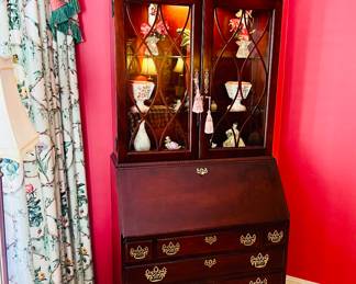 Jasper Cabinet Company Mahogany Secretary Desk