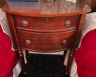 Bombay two-drawer nightstand.