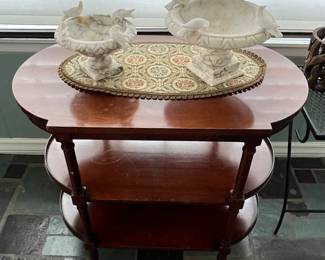 Vintage three-tier side/accent table.