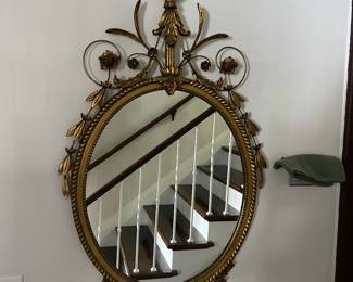 Vintage ornate Italian or French mirror.