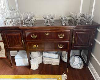 Chippendale-style buffet.