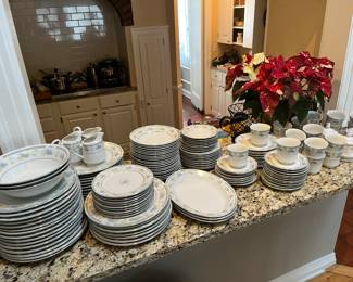 Barclay china set by Sango, 8389.