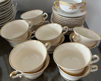“Old Ivory” teacups by Syracuse.