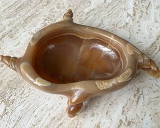 Vintage Firenze Art glass ashtray.