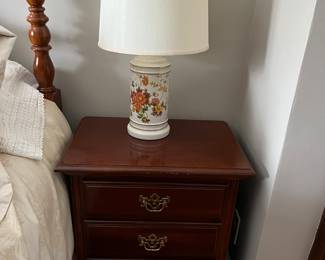 Three-drawer nightstand by American Drew.