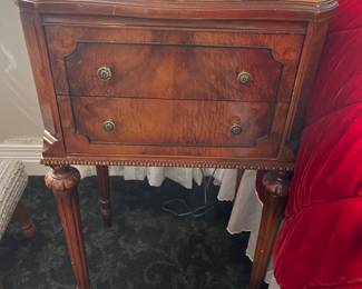 Nightstand by The Tobey Furniture Co. (Chicago/New York).