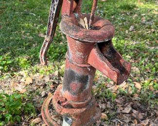 Old hand water pump