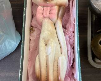 1950's Cat chalkware