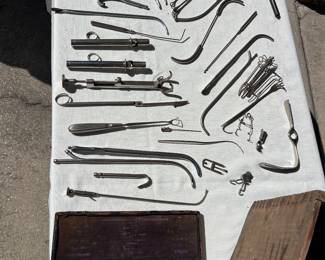 Antique 1880's - 1930's medical instruments