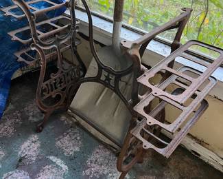 Singer sewing machine metal frames