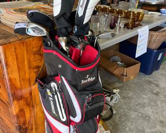 Wonderful set of Tour Edge golf clubs...like new