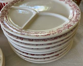 1950's restaurant plates